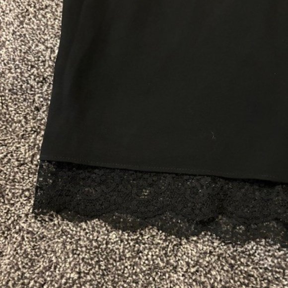 Max Studio Skirt with Lace Trim - Picture 4 of 8